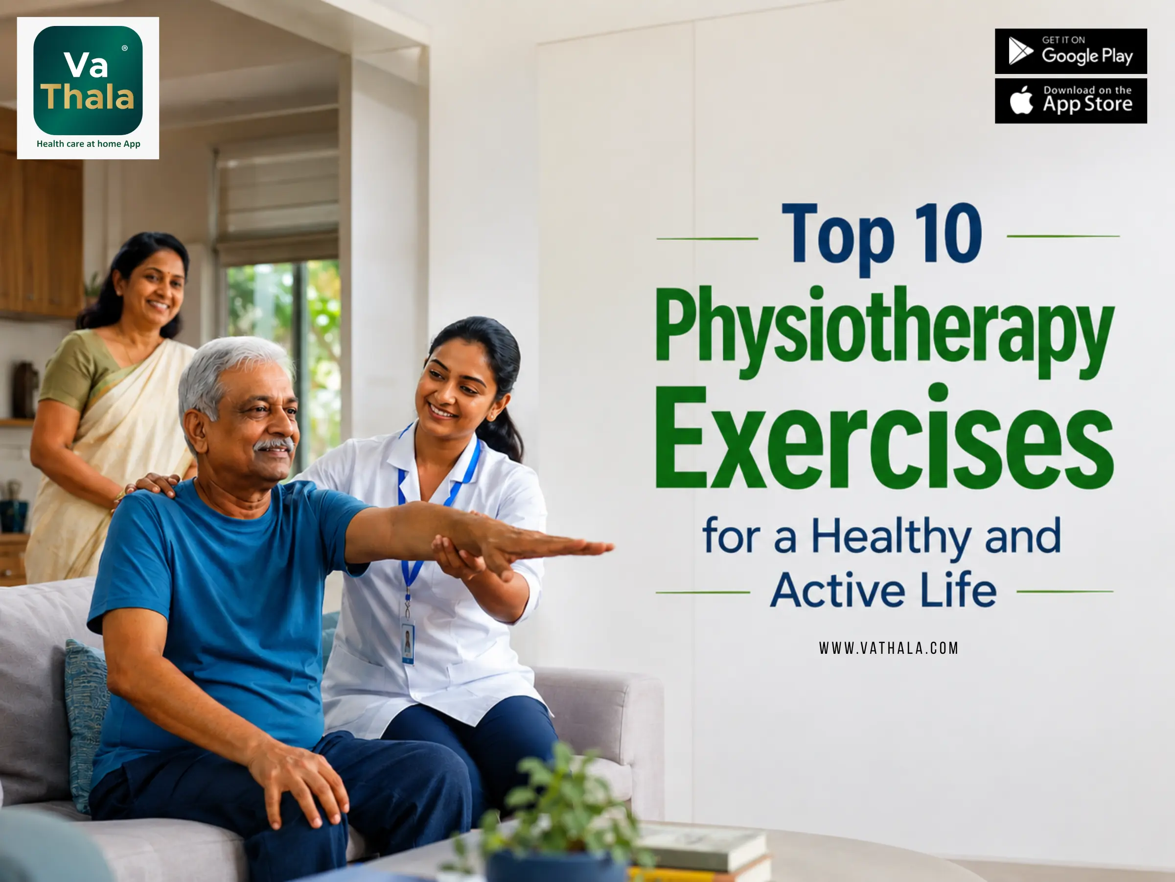 Cover image for Top 10 Physiotherapy Exercises for a Healthy and Active Life